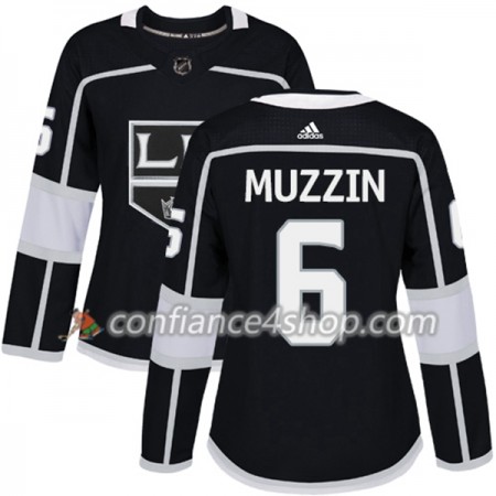 Adidas Maillot de Hockey Los Angeles Kings Jake Muzzin 6 2017-2018 Noir Authentic - Femme